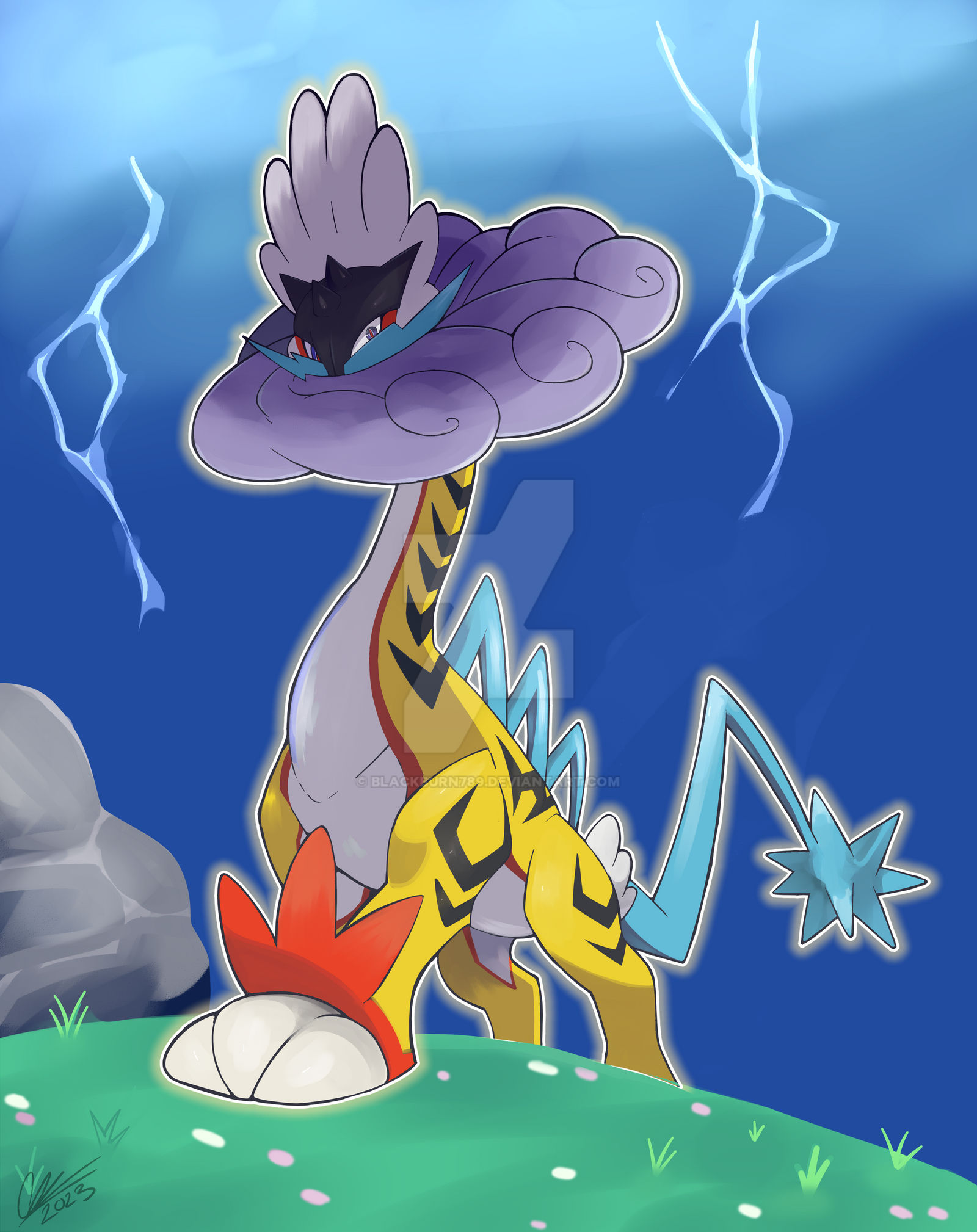 Pokemon Raging Bolt Colors Raging Bolt by blackburn789 on DeviantArt
