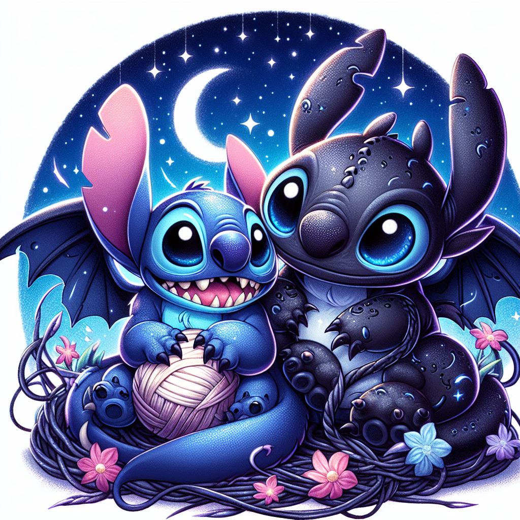 Stich And Toothless By RaeSeddon2 On DeviantArt stich-and-toothless-by-raeseddon2-on-deviantart