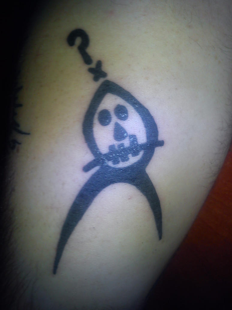 Тату ключ Джонни Депп