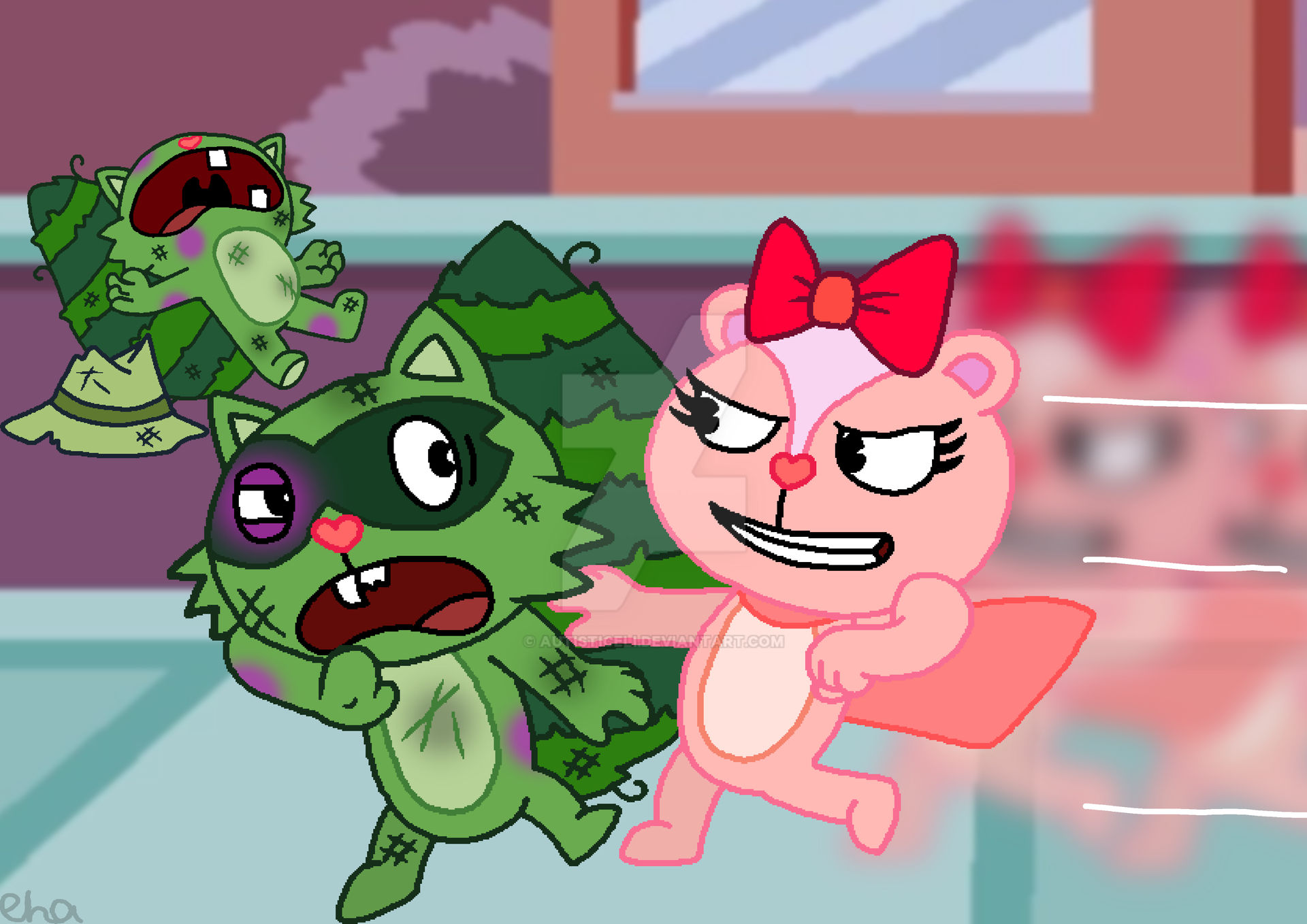 REQUEST HTF The Zipping Chipmunk Saving The Day! by AutisticEli on
