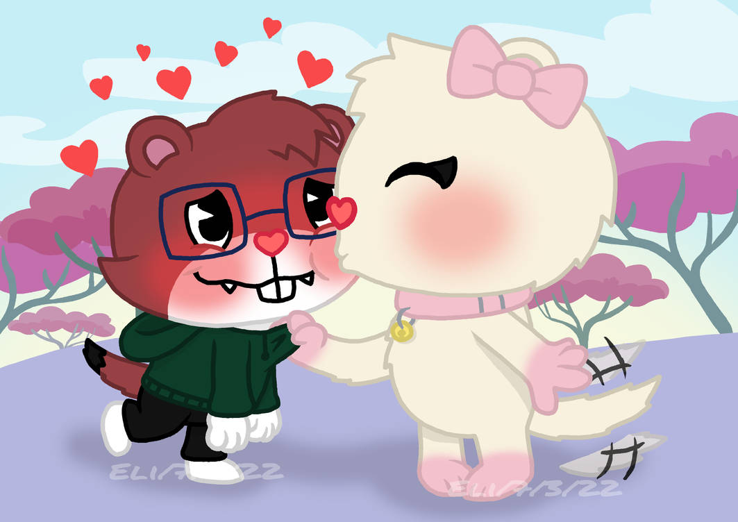 HTF A Kiss For A Stoat by AutisticEli on DeviantArt