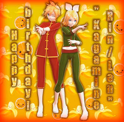 Happy birthday kagamine Rin/Len