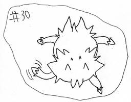 Joltik - Inktober 30: Jolt