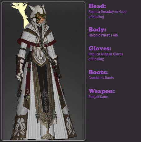 FFXIV Glamours - White Mage