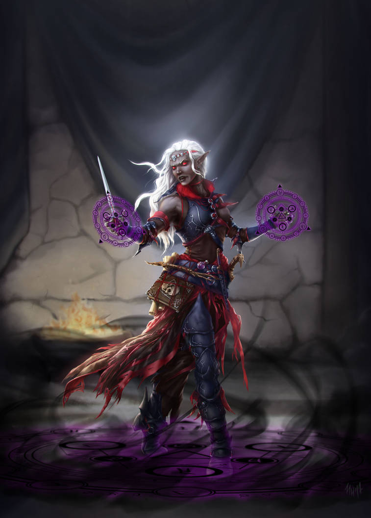 Drow Warlock