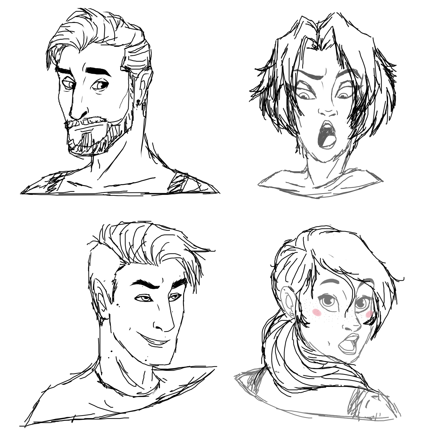 Pinterest Chracters Rough Extremely Rough People Sketches by HeadlessLioness on DeviantArt