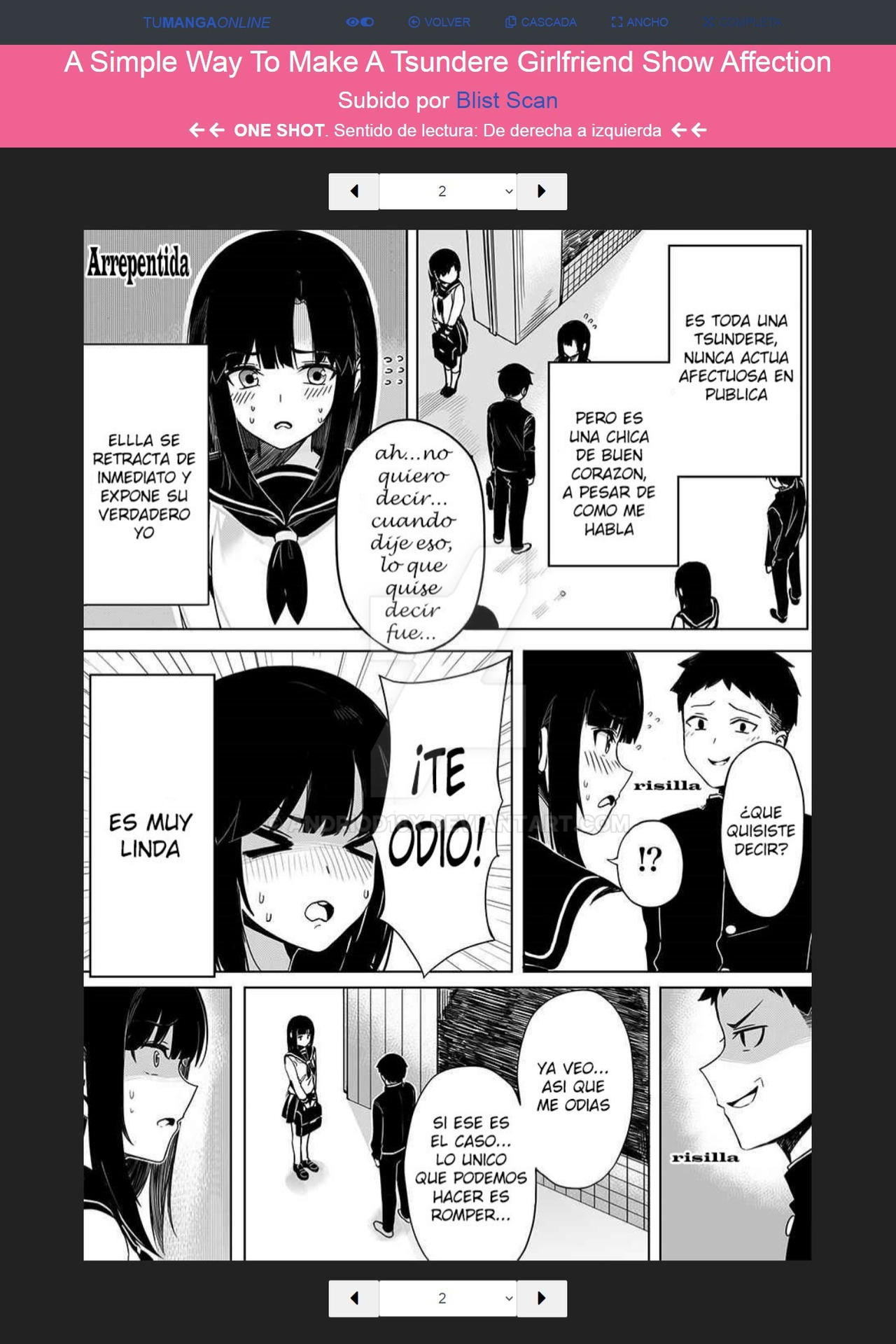 A Simple Way To Make A Tsundere Girlfriend Show Affection Manga (3) by Andriod18X on DeviantArt