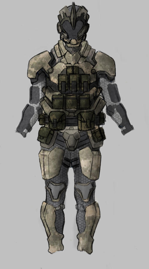 Standard Armor- Foot Soldier WIP by SardakarElite on DeviantArt