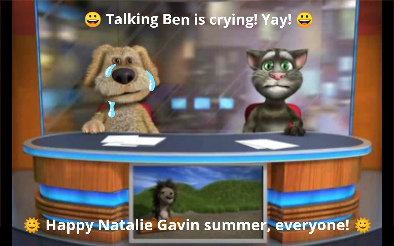 BEN is sad - Talking Ben