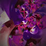 Double Bubble Spherical Liquid Crystal Painting Ef