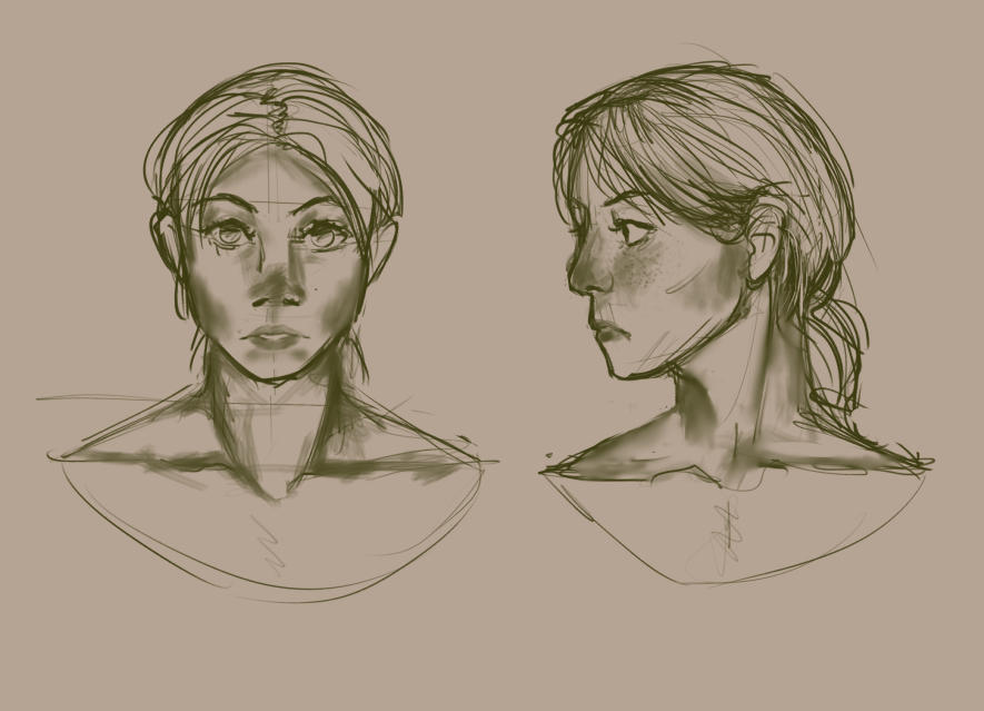 Human face study practice by Redmok on DeviantArt