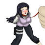 Hinata On leash