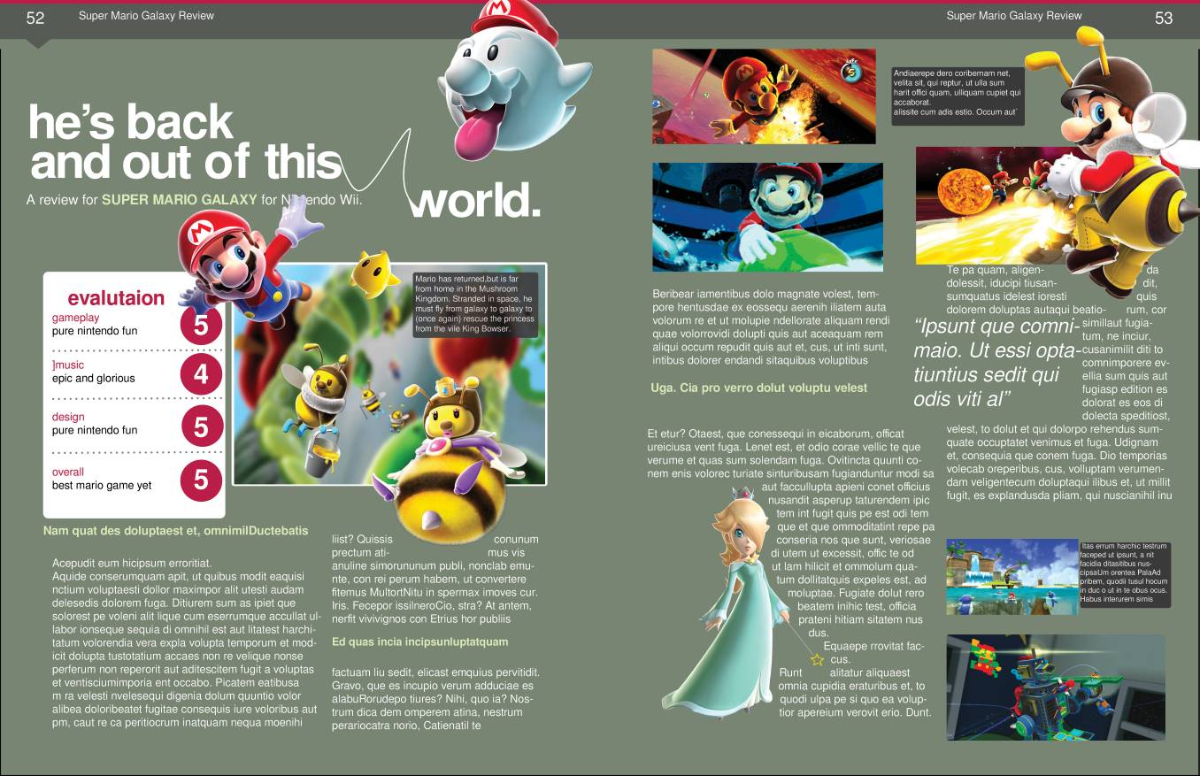 Mario Magazine Layout by veshantnaidoo on DeviantArt