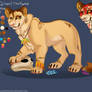 Egyptian/Tribal lioness adoptable -CLOSED-