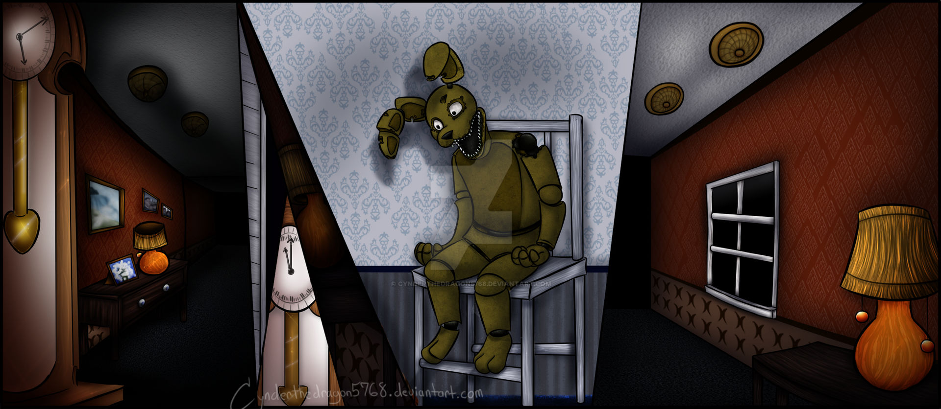 Five Nights At Freddy’s 4 Rooms and Plushtrap by