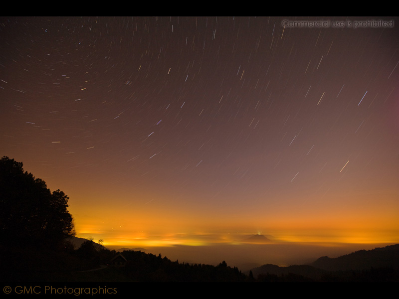 Star Trails over Slovenia