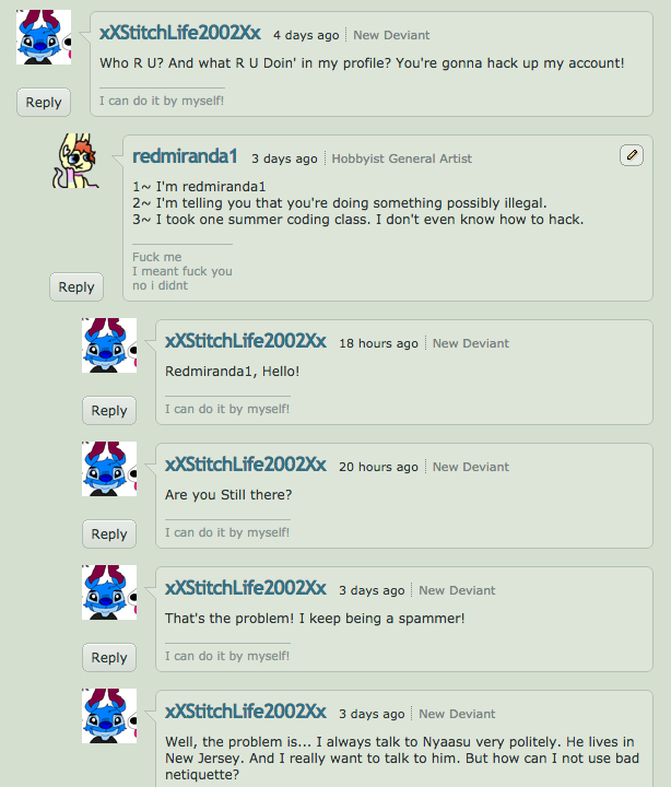 Spamming Deviantart SPAMMER ALERT by redmiranda1 on DeviantArt