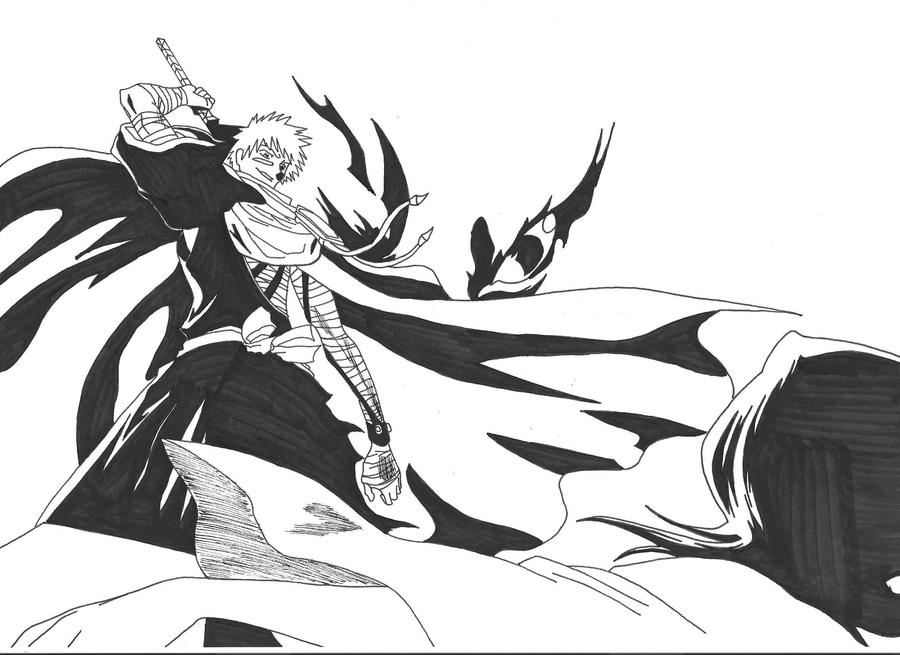 ichigo rescue rukia by Hollowfer on DeviantArt