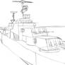 The sketch of Orion cruiser
