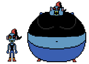 Undyne Inflation Sprite By Pancakedude On Deviantart Undyne Inflation Sprite By Pancakedude On Deviantart