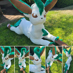 Commission: Lifesize Leafeon 