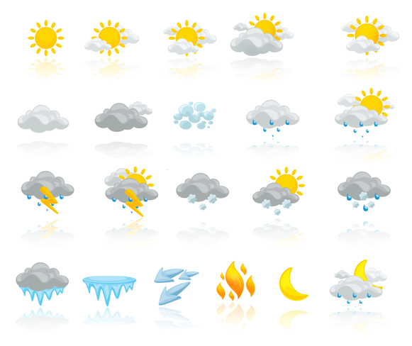 Pathfinder Weather icons by antonist