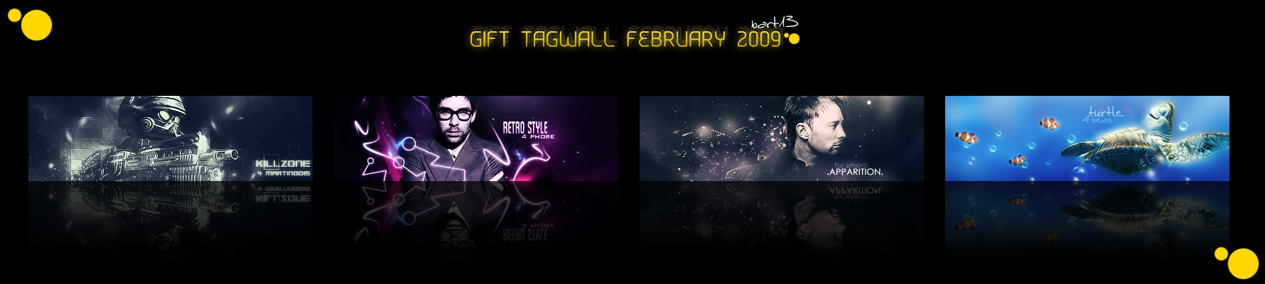 gift tagwall februrary 2009 by BARTIK13