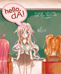 Hi, DA! by NillaPop