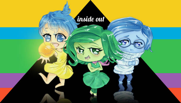 Inside Out-Chibified! (Wallpaper available in dl!)