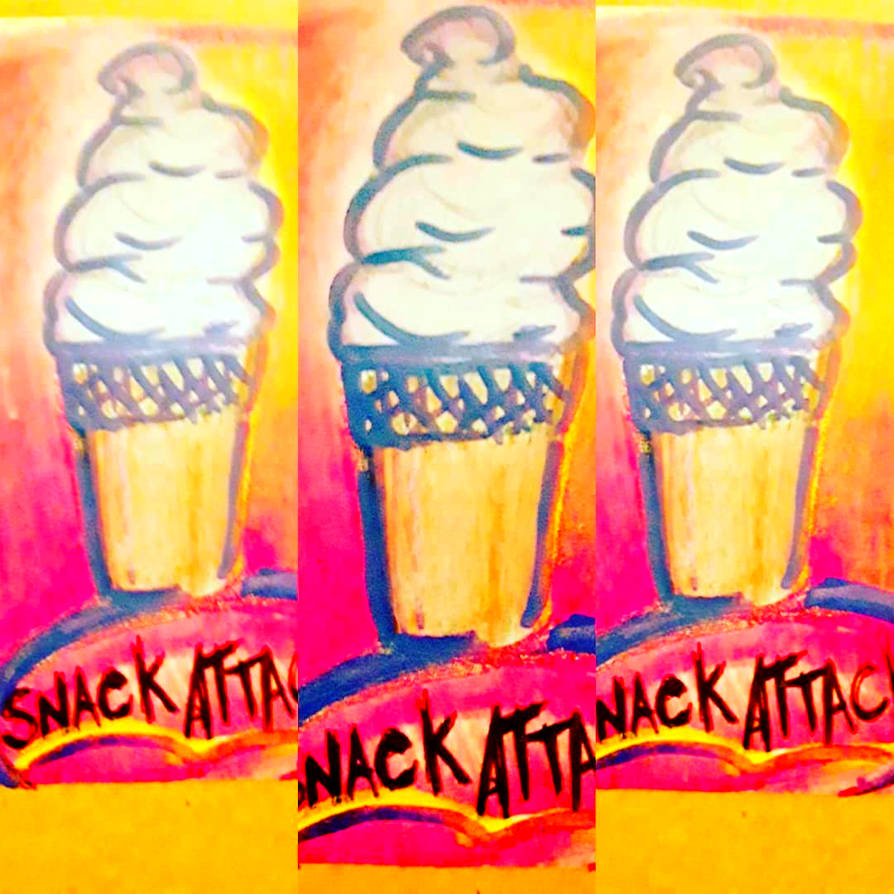 SNACK ATTACK original concept drawing 2021 by RiteSide2023 on DeviantArt