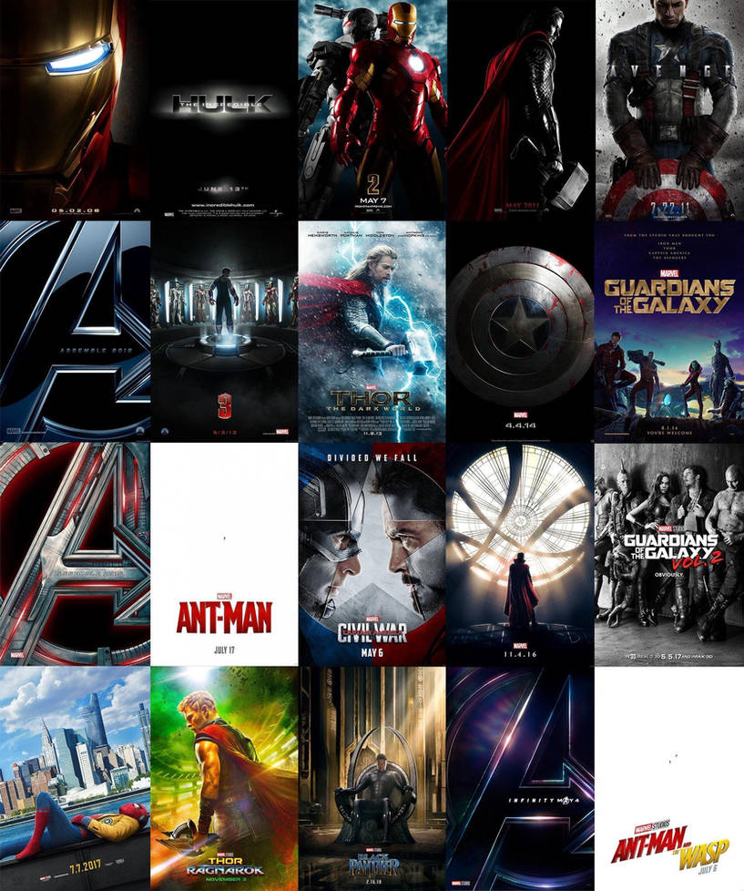 Marvel Teaser The First 20 Teaser Posters of Marvel Studios by GumballFan333 on ...