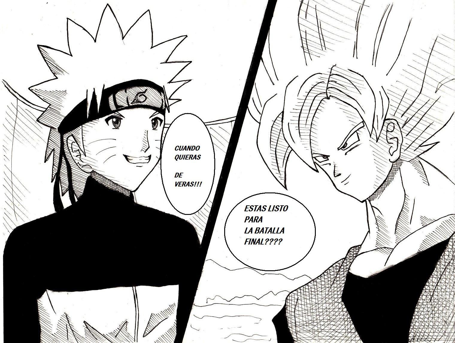 Goku vs. Naruto shippuden by Nekoyasha87 on DeviantArt Goku vs. Naruto shippuden by Nekoyasha87 on DeviantArt