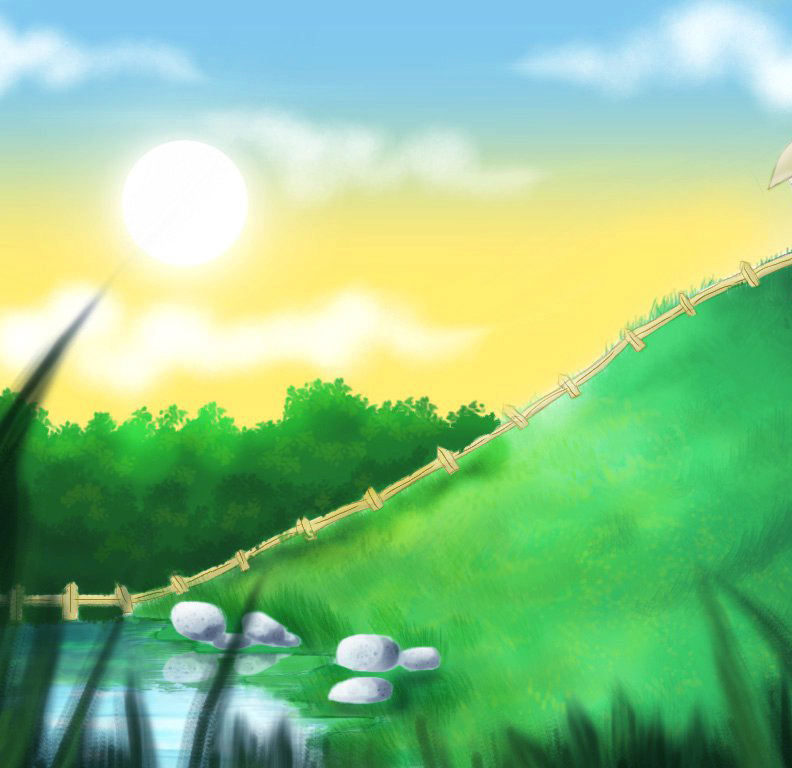 Sunrise Morning Scenery Drawing - Desdelatorr ed