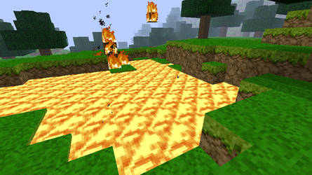 Minecraft - Random lava pool