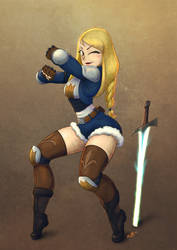 Agrias from Final Fantasy Tik Tok