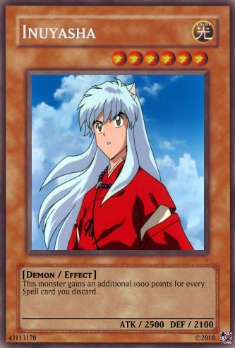 inuyasha yugioh cards TCG | Inuyasha, Human at Heart - Yokai #1 Inuyasha Yugioh Card by Role121EXE