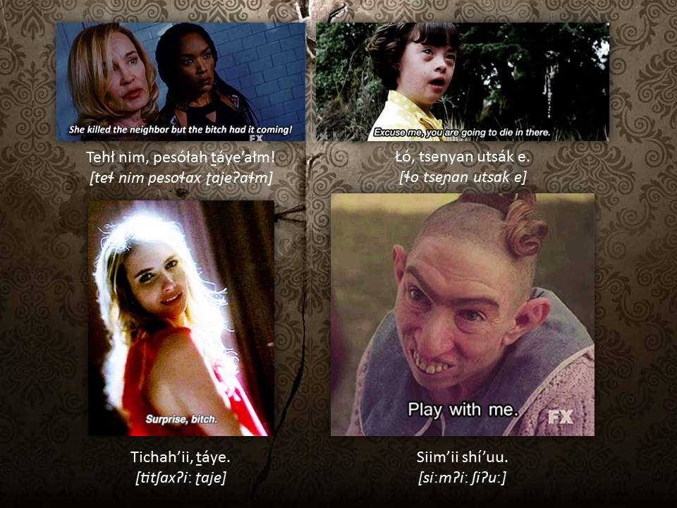 American Horror Story quotes in Siilek