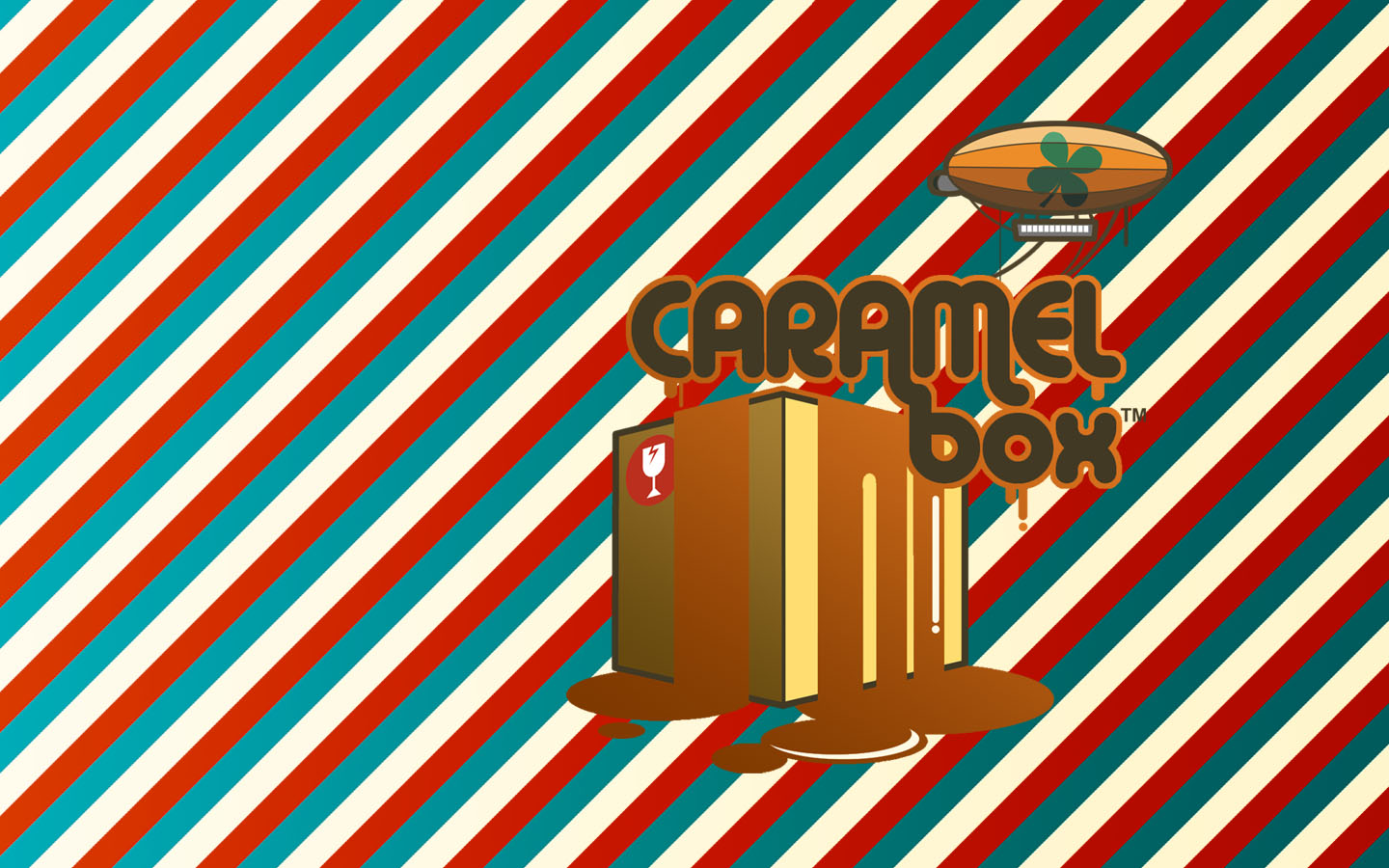 Caramel box wallpaper