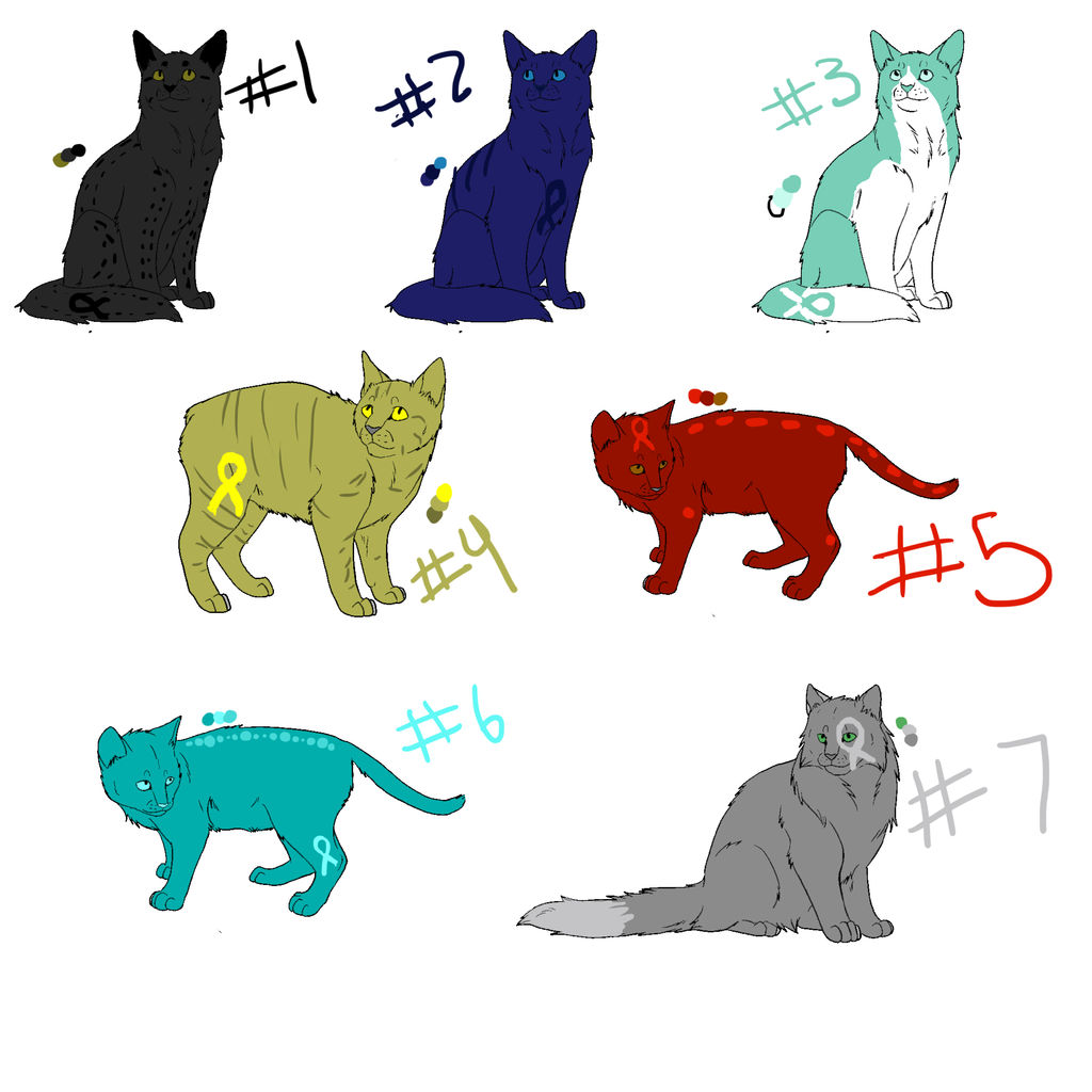 Free Cancer awareness cat adoptables {Batch 2}