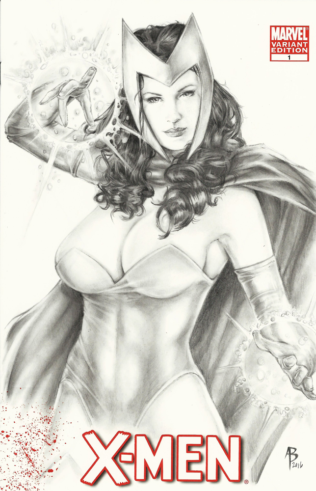 Scarlet Witch sketch cover