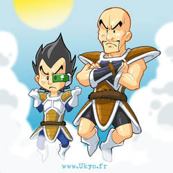 Vegeta and Nappa