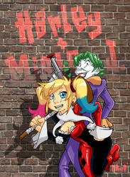 Harley Quinn and Mister J.