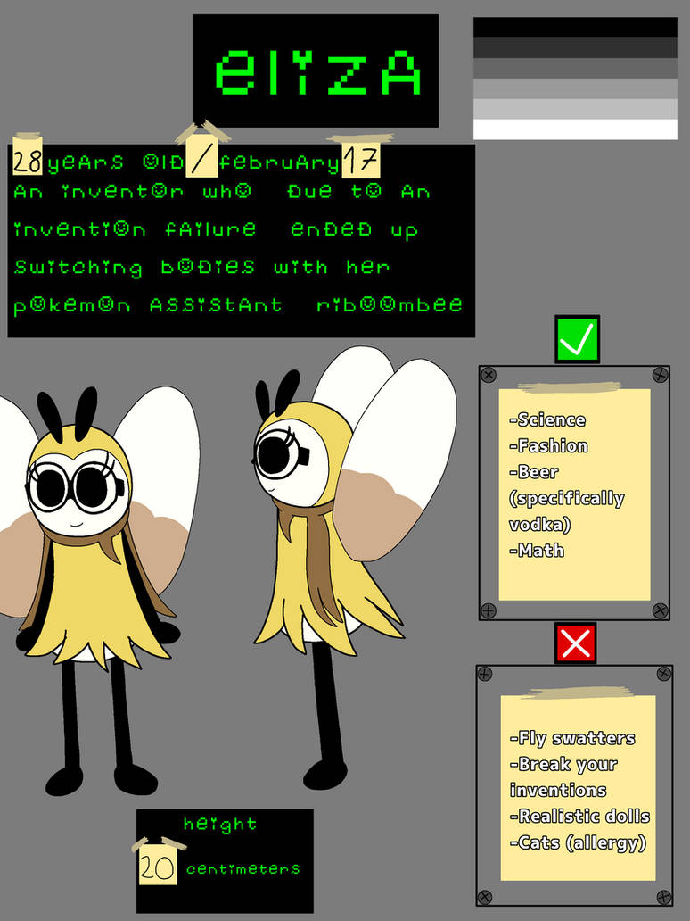 Character sheet: Eliza by drawsforever2 on DeviantArt