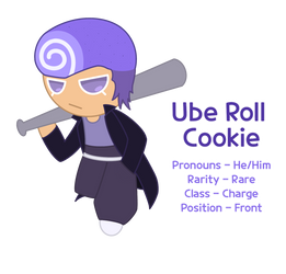 CRK OC: Ube Roll Cookie