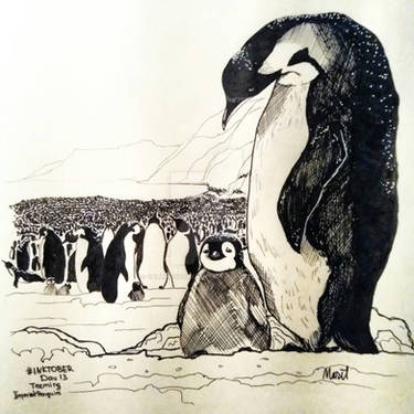 Illustration artistiques, Moin Pinguin