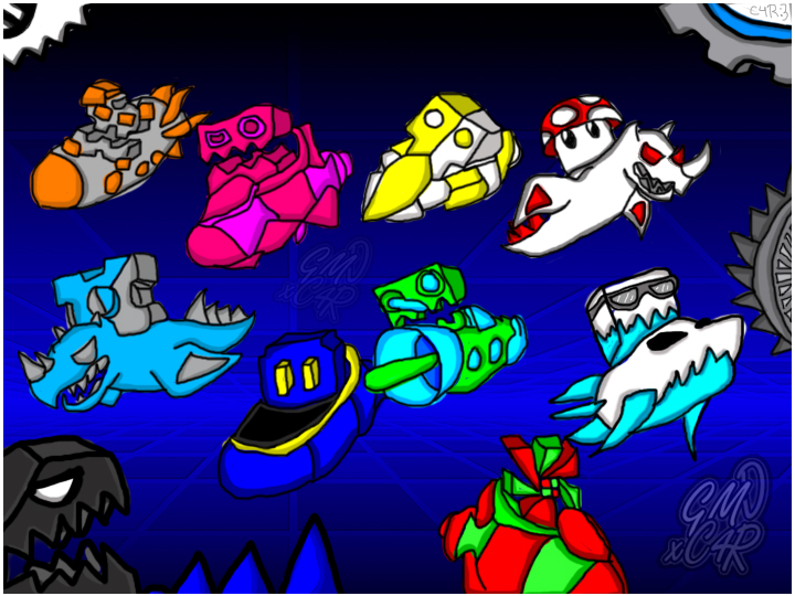 Geometry Dash By Gmdxc4r On Deviantart