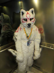I met Amaterasu in the lift.