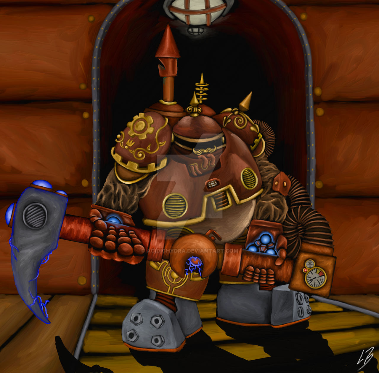 Dwarf Depth Miner by AcidicHydra on DeviantArt