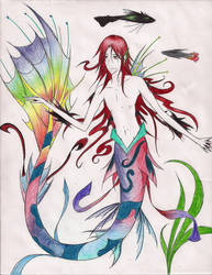 Red-haired Merman