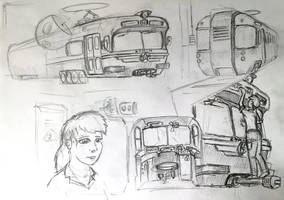 tram sketches